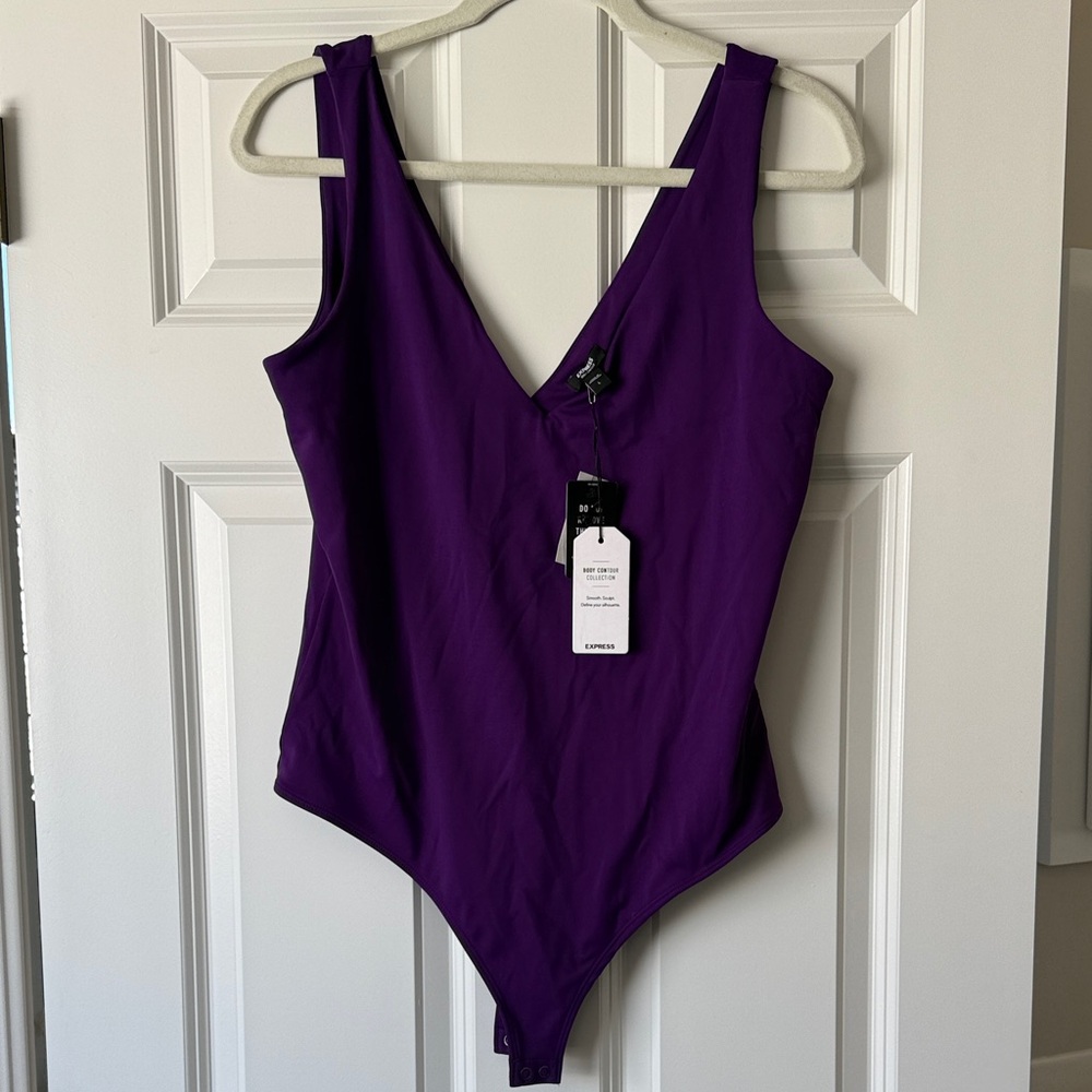 Express Deep Purple Bodysuit